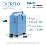 Concentrador Oxígeno 5l Philips Respironics Con Inspirometro