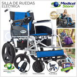 Silla De Ruedas Llanta Neumática Eléctrica Plegable