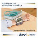 Baumanometro Automatico Digital De Muñeca Marca Drive Medica