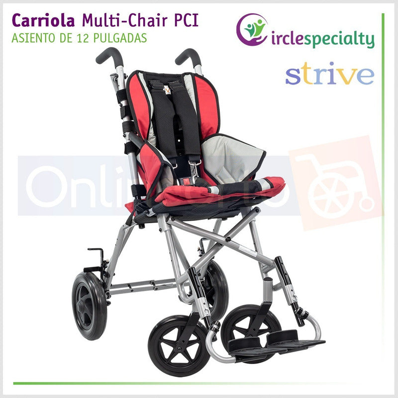 Silla De Ruedas Pediátrica Carriola Infantil Pci