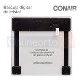 Bascula Digital Conair Corporal De Baño Control Peso Dieta