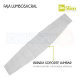 Faja Sacrolumbar Lumbo Sacra Reforzada Lujo Marca Dr. Slim