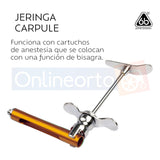 Jeringa Anestesia Carpule Dental Inoxidable Reusable Colors