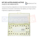 Bracket Kit Autoligado Interactivo Active .022 Arcos Tubos