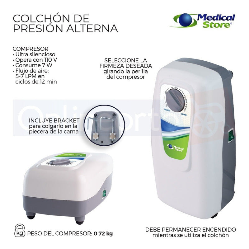 Colchon De Aire De Presion Alterna Antiescaras Medical Store