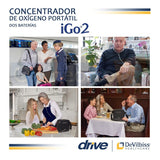 Concentrador De Oxigeno Portátil Igo2 B16 Devilbiss