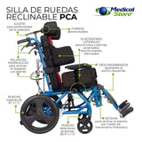 Silla De Ruedas Pca Paralisis Cerebral Adulto Medical Store