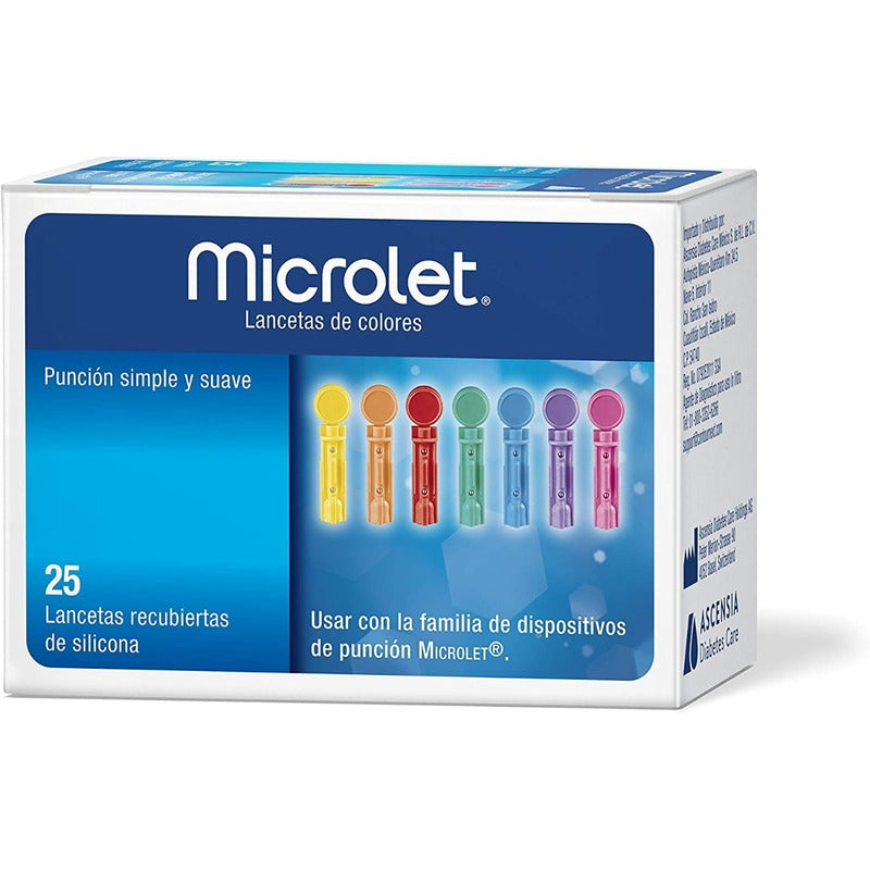 Lanceta Contour Microlet 25 Pzas