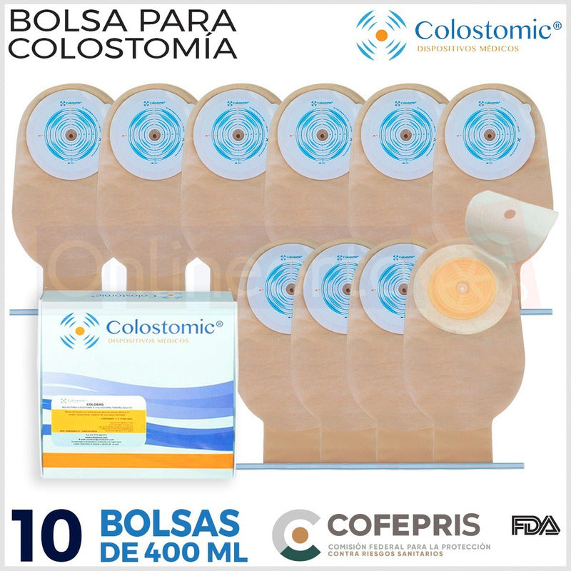 Bolsas Para Colostomia Ileostomia Adulto 10 Pzas Osto System