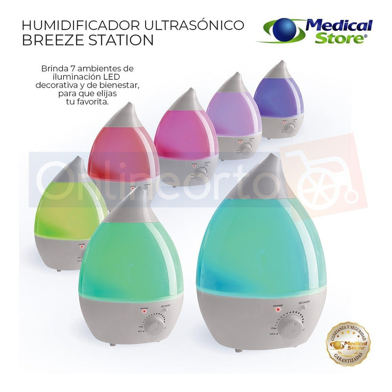 Humidificador Ultrasonico Aroma Terapia Marca Medical Store