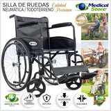 Silla De Ruedas Plegable Llanta Neumatic Todoterreno Thunder