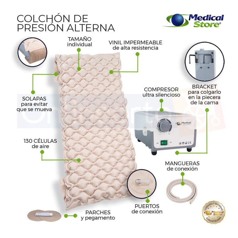 Colchon De Aire De Presion Alterna Antiescaras Medical Store