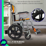 Silla De Ruedas De Lujo Plegable Compacta Todo Terreno Ms