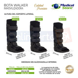 Bota Ferula Larga Walker Para Tobillo Inmovilizadora De Lujo