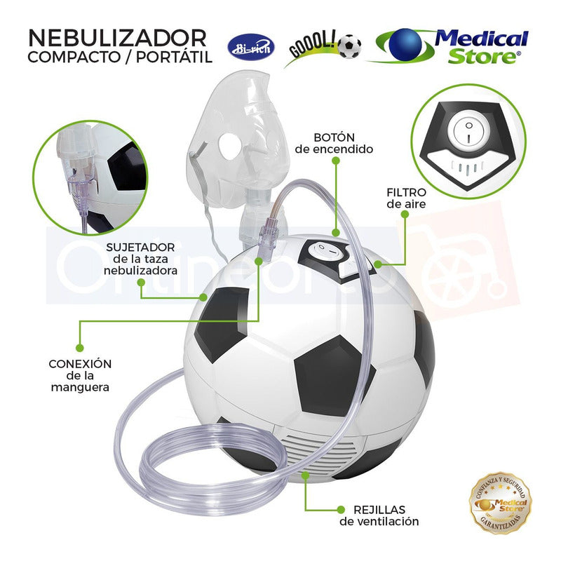 Nebulizador Super Silencioso Adulto Y Infantil Marca Bi-rich