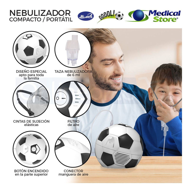 Nebulizador Super Silencioso Adulto Y Infantil Marca Bi-rich