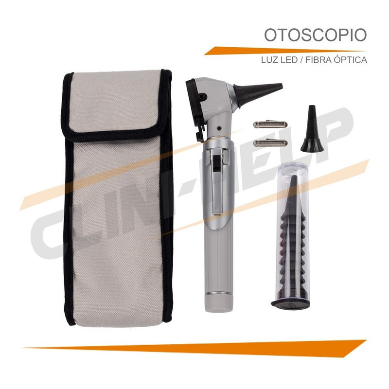 Otoscopio Medico Estudiante Diagnostico Estuche Especulo Led