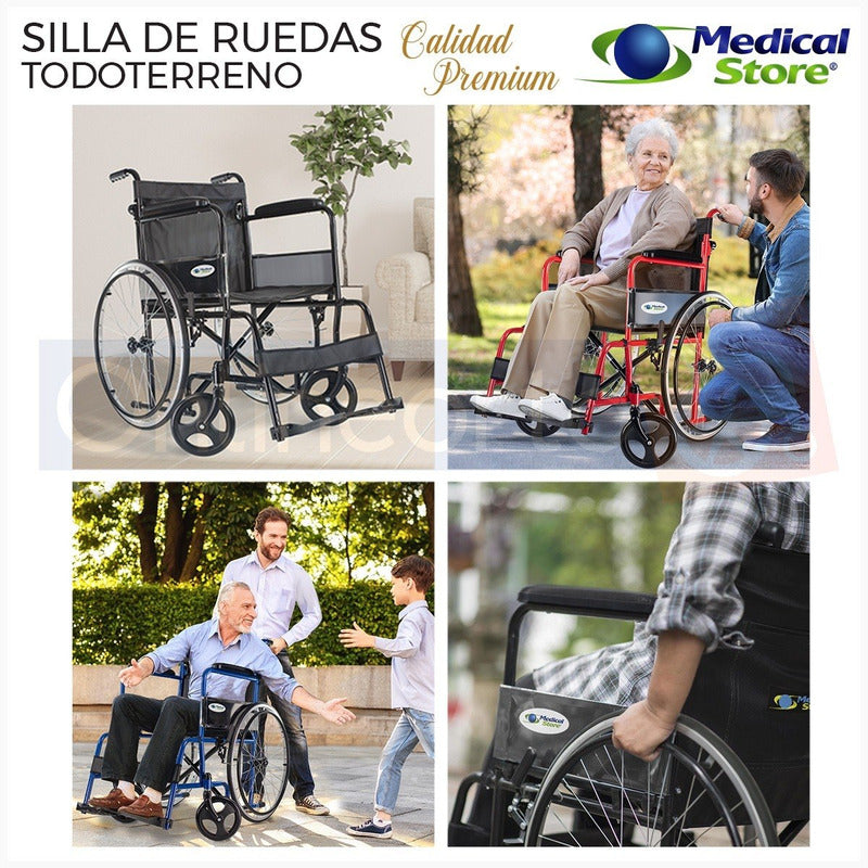 Silla De Ruedas De Lujo Plegable Compacta Todo Terreno Drive