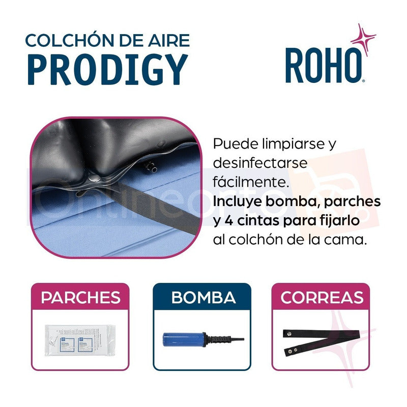 Colchón  Roho Prodigy De 3 Secciones