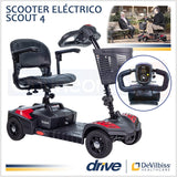 Silla De Ruedas Eléctrica Scooter 4 Ruedas Scout Drive Medic