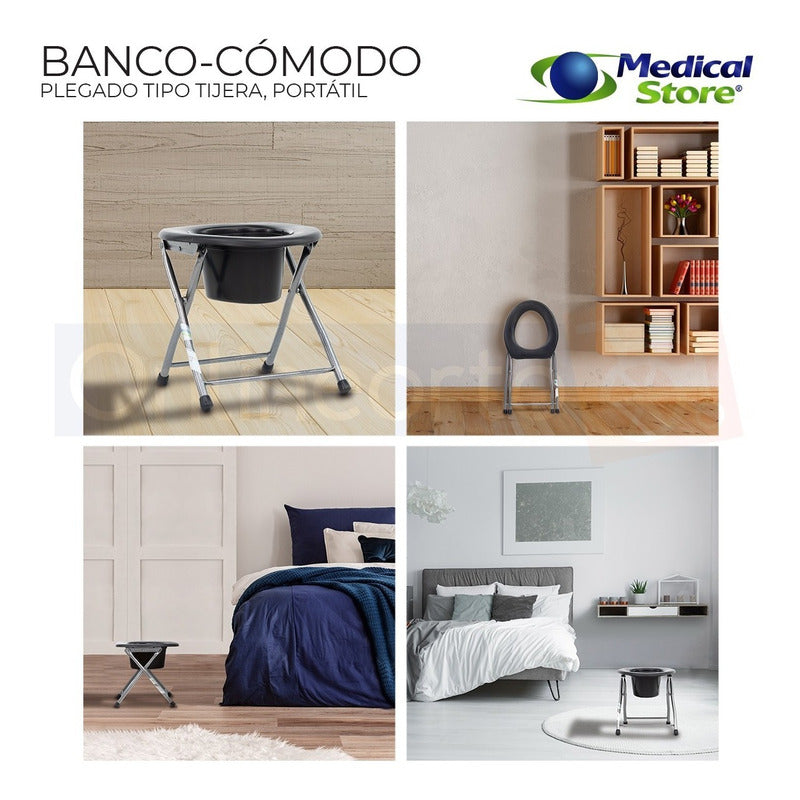 Banco Comodo Portátil Plegable Ligero