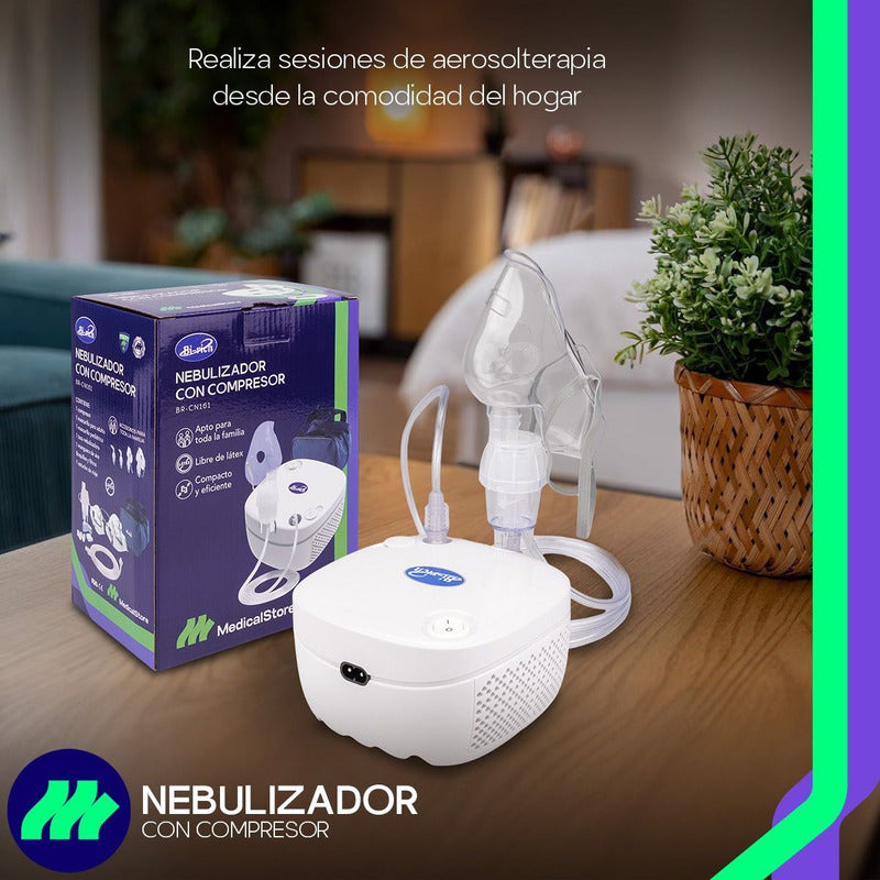 Nebulizador Super Silencioso Adulto Y Infantil Marca Bi-rich