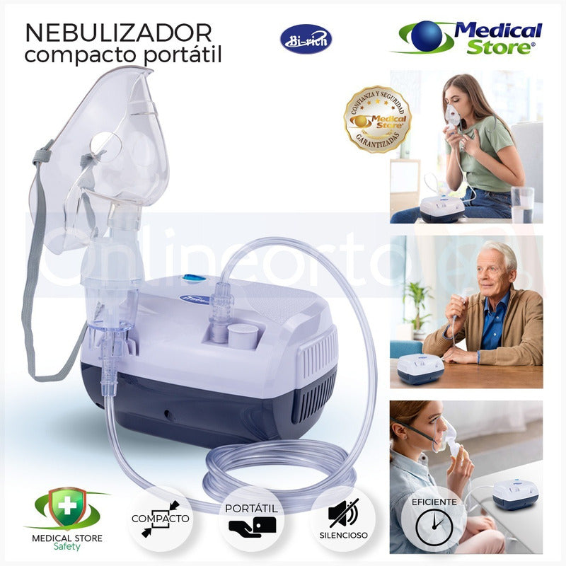 Nebulizador Super Silencioso Adulto / Infantil Marca Bi-rich