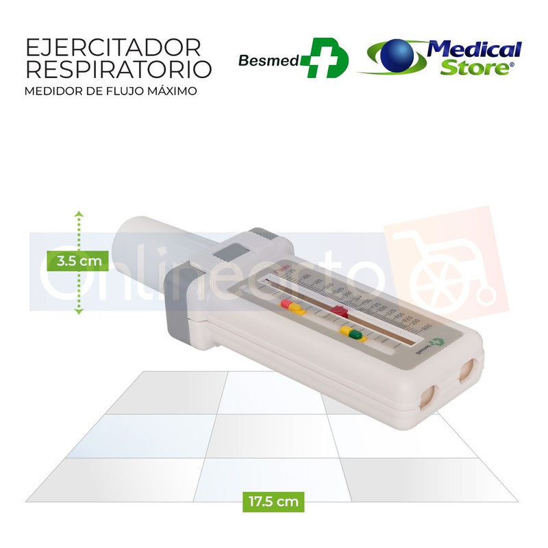 Ejercitador Respiratorio Flujo Máximo