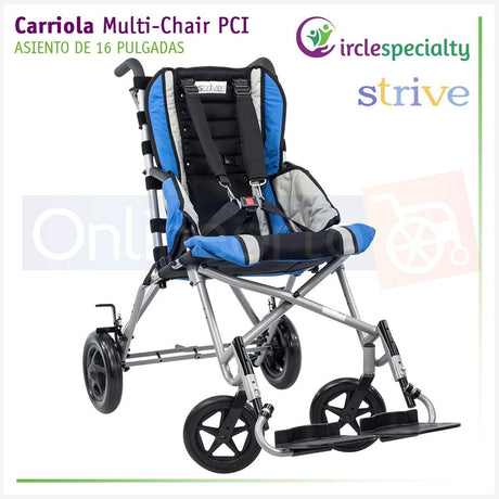 Silla De Ruedas Carriola Especializada Infantil Parálisis