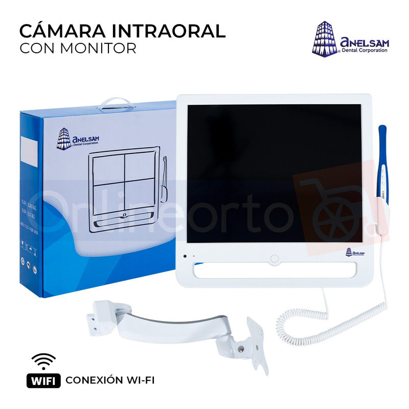 Kit Multimedia Dental Con Cámara Intraoral Y Monitor