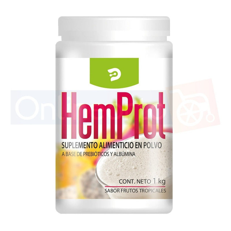 Hemprot Polvo Suplemento Alimen 1 Kg Varios Sabores Desacaf