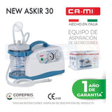 Aspirador De Secreciones 40 Lts Cami New Askir 30 Accesorios