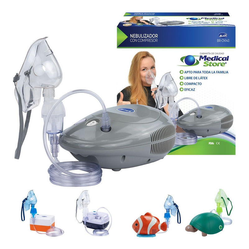 Nebulizador Super Silencioso Adulto Y Infantil Marca Bi-rich