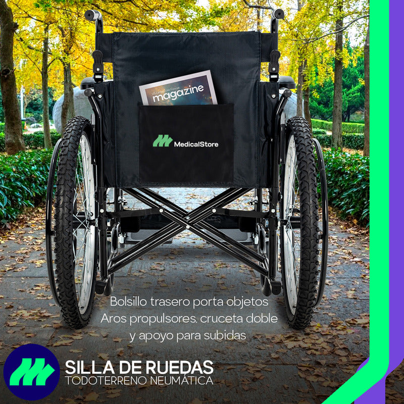 Silla De Ruedas De Lujo Plegable Compacta Todo Terreno Drive