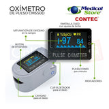 Oximetro De Pulso Adulto Pediatrico Medico De Lujo Digital