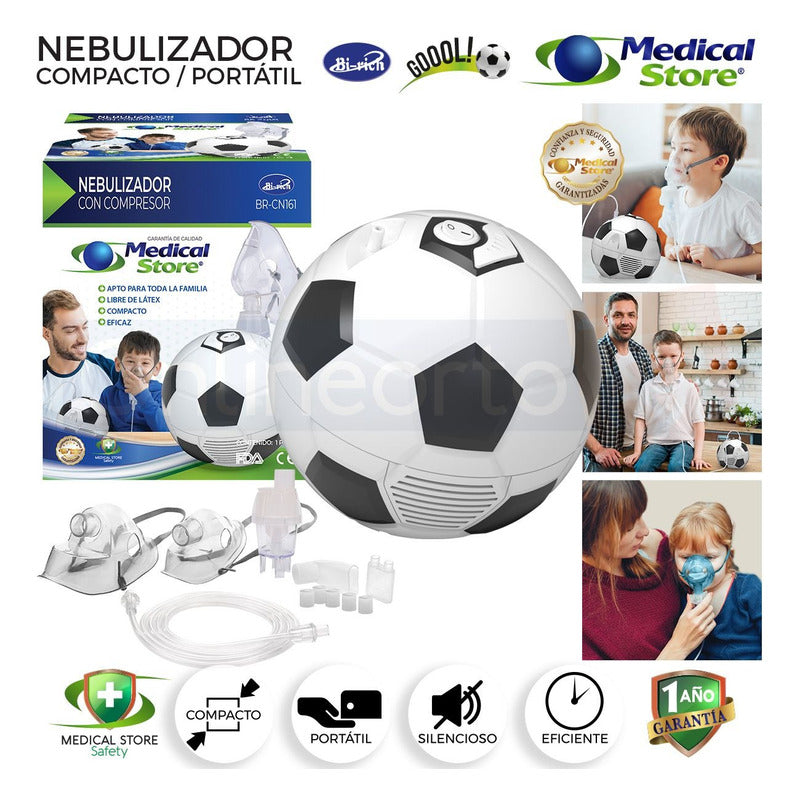 Nebulizador Super Silencioso Adulto Y Infantil Marca Bi-rich