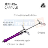 Jeringa Anestesia Carpule Dental Inoxidable Reusable Colors