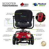 Silla De Ruedas Scooter Desmontable 4 Ruedas Eléctrico