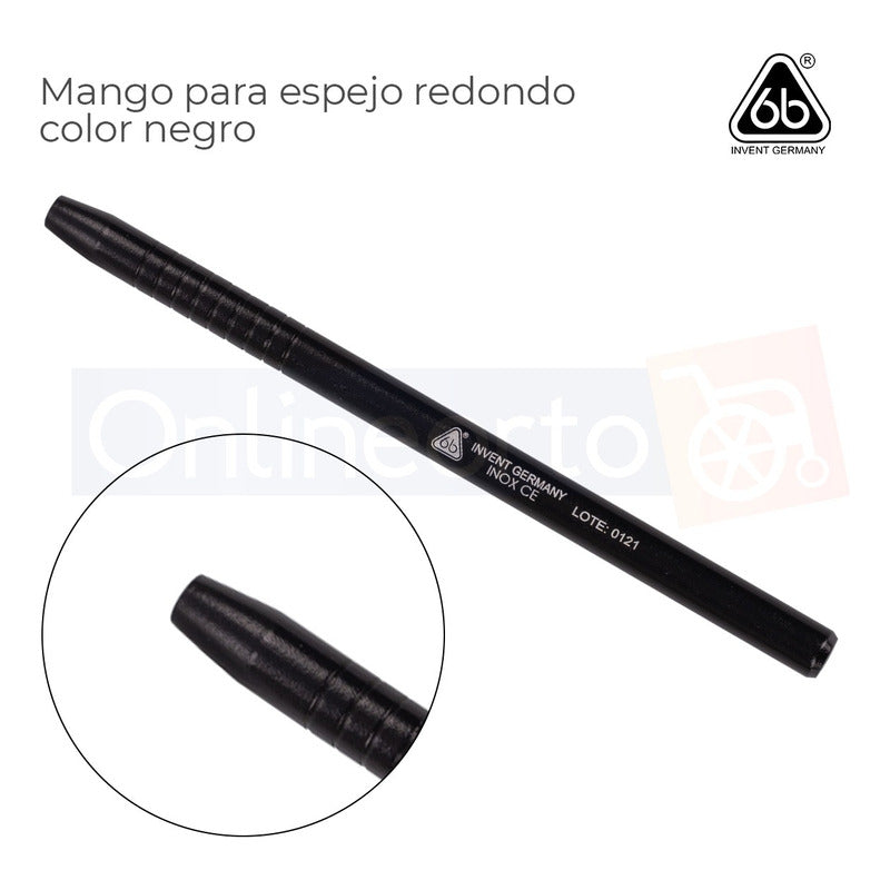 Mango Para Espejo Redondo Esterilizable Exploración Bucal