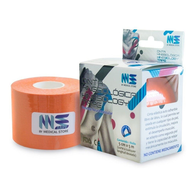 Cinta Kinesiologíca Vendaje Neuromuscular Set De 15 Ms Tape