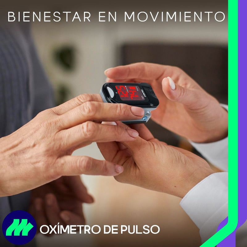 Oximetro De Pulso De Dedo Adulto Pediatrico Digital Portatil