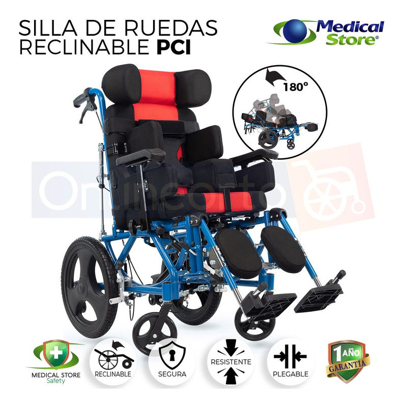 Silla De Ruedas Pci Paralisis Cerebral Infantil Envío Gratis