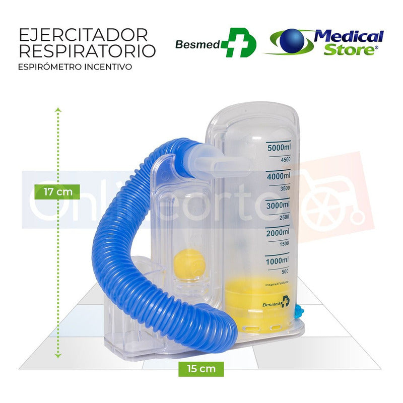 Ejercitador Pulmonar Espirometro Incentivo