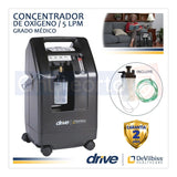 Concentrador De Oxigeno 5 Litros 525ds Marca Devilbiss