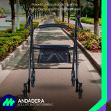 Andadera Ortopedica Rollator Asiento Silla Adulto Todo Terre