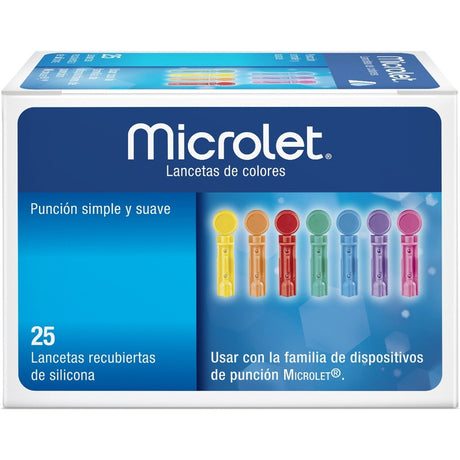 Lanceta Contour Microlet 25 Pzas