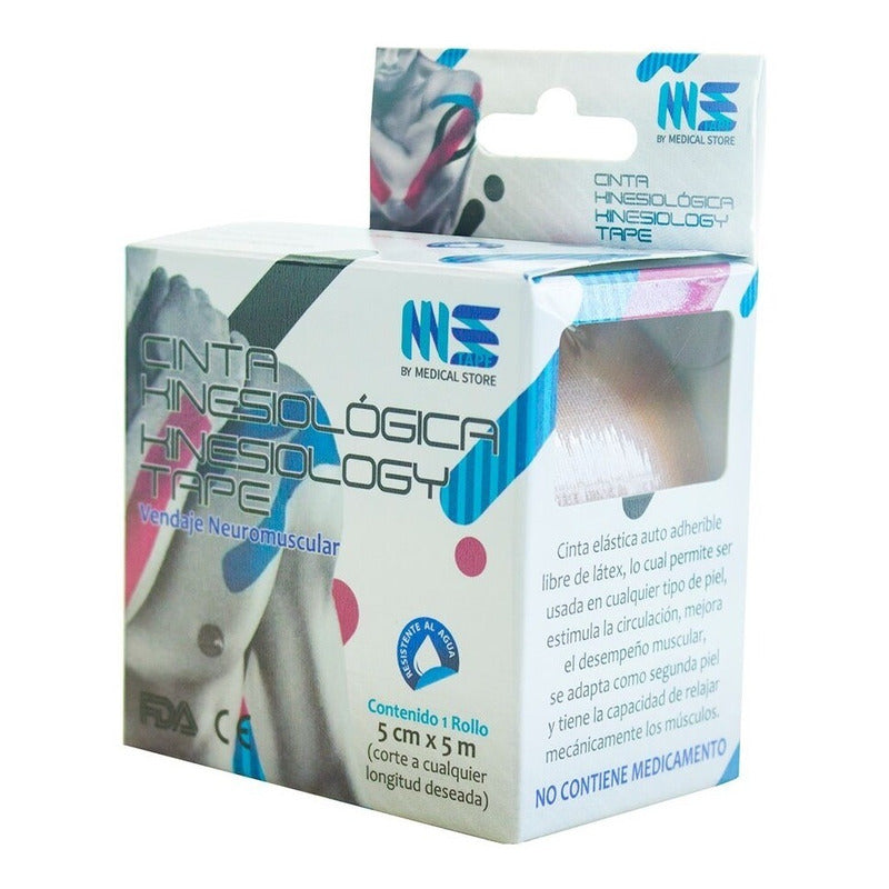 Cinta Kinesiologíca Vendaje Neuromuscular Set De 3 Ms Tape