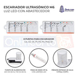 Escariador Ultrasónico Dental Luz Led Con Abastecedor