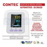 Baumanómetro  De Brazo Con Sensor Para Oximetría