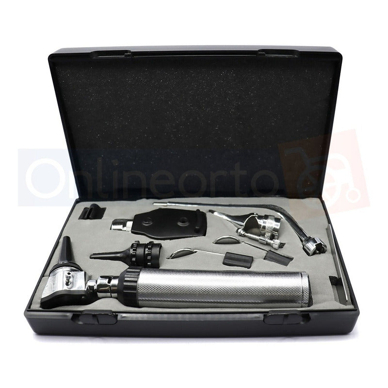 Estuche De Diagnostico Oftalmoscopio Otoscopio Luz Led